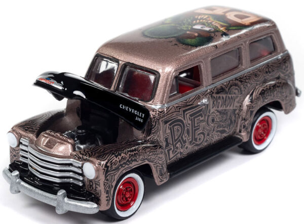 jlsp369a - RAT FINK - 1950 Chevrolet Suburban in Bronze Metallic & Black