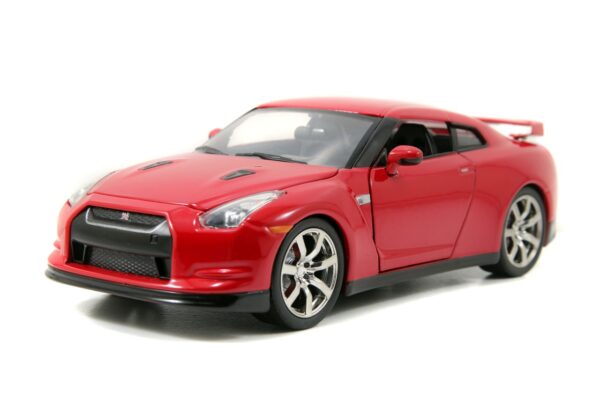 96811r 1 - 2009 NISSAN GT-R (R35) - RED - BIGTIME KUSTOMS BY JADA TOYS