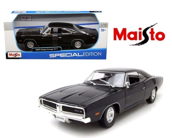 31387bk 1 - 1969 Dodge Charger R/T (Black) – Special Edition