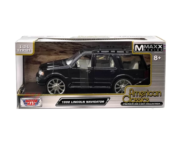 73227blk - 1998 Lincoln Navigator with Custom Wheels – Black – American Classics Mmaxx Design