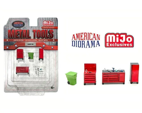 ad 2411mj - American Diorama 1:64 Metal Tools Set B – Mijo Exclusives