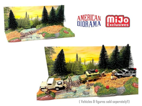 ad 76534 - American Diorama 1:64 Mijo Exclusives Overland Off Road Diorama