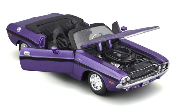 v5 31264mpr - 1970 Dodge Challenger R/T Convertible in Metallic Purple