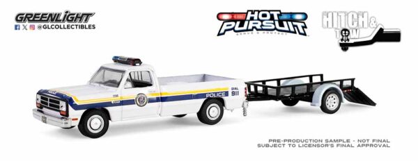 32315 a - 1990 Dodge Ram D200 with Utility Trailer-Philadelphia, PA Police Department -