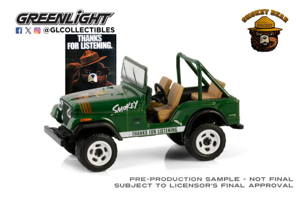 38070 smokey bear series 4 c - 1975 Jeep CJ-7