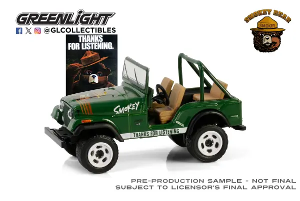 38070 smokey bear series 4 c - 1975 Jeep CJ-7