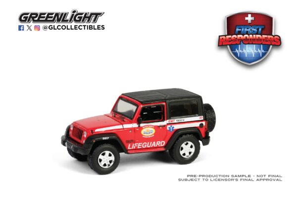 67060e - Volusia County Florida Beach Safety Ocean Resuce Lifeguard/ EMT - 2011 Jeep Wrangler