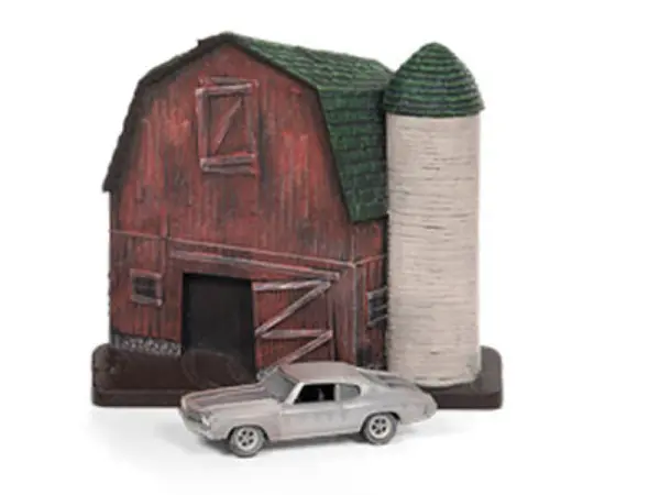 jldr004 1 - 1970 Chevrolet Chevelle SS- Barn Finds Façade Diorama