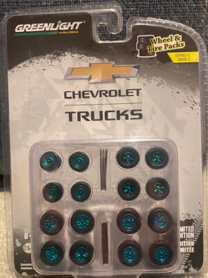 Wheel & Tire Packs- Chevrolet Trucks- 4 set-SPECIAL GREEN MACHINE VERSION