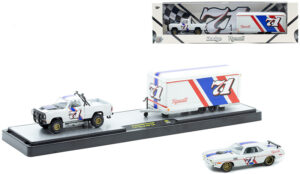 1974 Dodge W200 Power Wagon and 1971 Plymouth HEMI 'Cuda in Enclosed Trailer