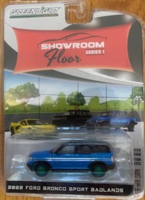 2022 Ford Bronco Sport Badlands in Velocity Blue Metallic- GREEN MACHINE