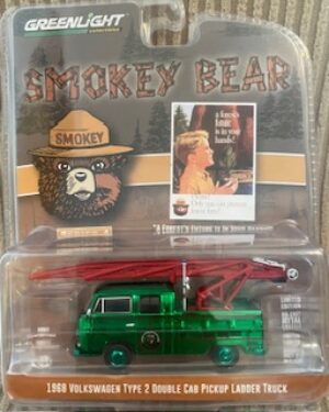 1968 Volkswagen Type 2 Double Cab Pickup Ladder Truck- GREEN CHASE