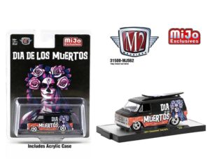 1971 Chevrolet Van With Surf Board “Dia De Los Muertos “- Mijo Exclusives Limited Edition
