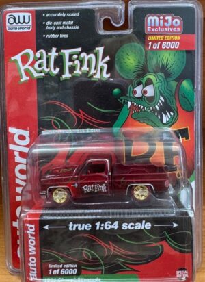 1981 CHEVROLET SILVERADO -ULTRA RED CHASE - RAT FINK - MIJO EXCLUSIVES