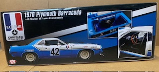 1970 PLYMOUTH HEMI CUDA - HENRI CHEMIN - CHRYSLER OF FRANCE #42- BOX DAMAGE 9 - 1970 PLYMOUTH HEMI CUDA - HENRI CHEMIN - CHRYSLER OF FRANCE #42- BOX DAMAGE - Image 9