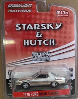 1976 FORD GRAN TORINO- STARSKY & HUTCH- CHROME EDITION CHASE
