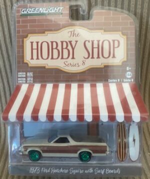 1973 FORD RANCHERO SQUIRE WITH SURF BOARDS- GREEN MACHINE VERSION