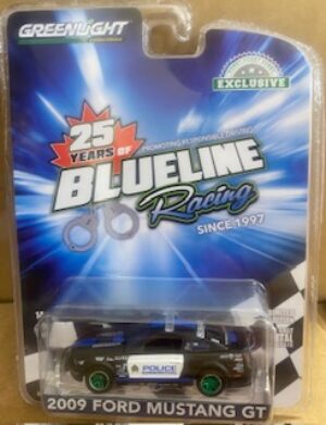 2009 Ford Mustang GT - Edmonton Police, Edmonton, Alberta, Canada - Blue Line Racing 25 Years (Hobby Exclusive) GREEN MACHINE