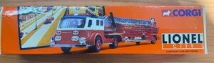 AMERICAN LA FRANCE AERIAL LADDER TRUCK - LIONEL CITY FIRE DEPT. BY CORGI