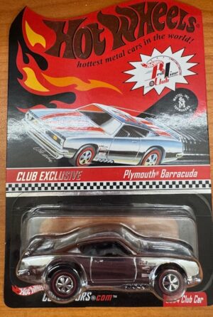 PLYMOUTH BARRACUDA - CHROME - RED LINE CLUB #0004/7000 (2004 CLUB CAR)