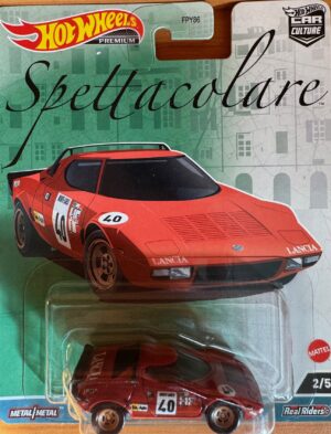 LANCIA STRATOS - SPETTACOLARE - CAR CULTURE BY HOTWHEELS - REAL RIDERS