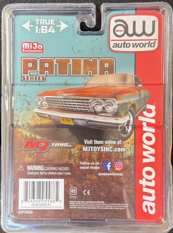 1962 CHEVROLET IMPALA CHASE CAR - PATINA SERIES BY MIJO EXCLUSIVE