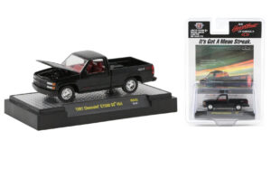 1991 CHEVROLET C1500 SS 454 PICK UP TRUCK, BLACK WITH RED INTERIORC