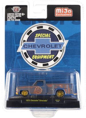 1975 Chevrolet Silverado Utility Truck “Chevrolet Special Equipment” – MiJo Exclusives Limited Edition-SPECIAL GOLD CHASE VARIANT