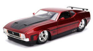 1973 Ford Mustang Mach 1 in Dark Red and Black BigTime Muscle