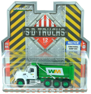 Waste Management - 2020 Mack Granite Dump Truck-SPECIAL GREEN MACHINE VERSION
