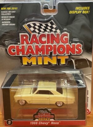1966 CHEVROLET NOVA - IN LIGHT YELLOW BY RACING CHAMPIONS MINT