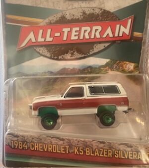 1984 Chevrolet K5 Blazer Silverado Lifted in Frost White and Apple Red-CUSTOM SHOP SUPER CHASE UNIT