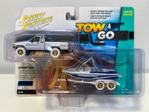 1985 Toyota SR5 Pickup w/Malibu Speed Boat – WHITE LIGHTNING CHASE