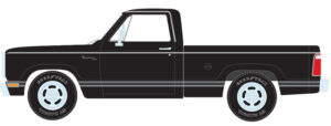1979 Dodge SWB Sweptline Pickup Truck Adventurer in Black