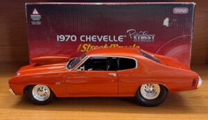 1970 CHEVROLET CHEVELLE SS - PRO STREET (STREET MUSCLE) BY WELLY IN 1:18 SCALE