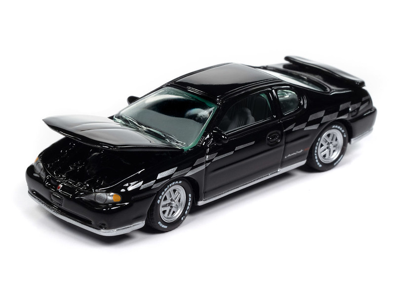 2001 Chevrolet Monte Carlo SS in Gloss Black with Checkered Side Stripe 3 - 2001 Chevrolet Monte Carlo SS in Gloss Black with Checkered Side Stripe - Image 3