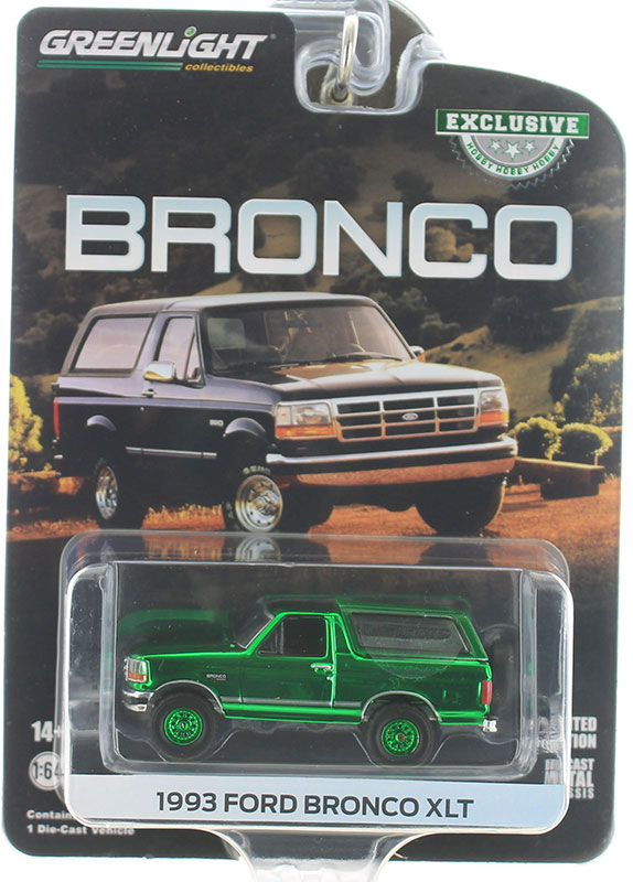 1993 Ford Bronco XLT - Oxford White (Hobby Exclusive) - Evergreen- GREEN MACHINE VERSION 1 - 1993 Ford Bronco XLT - Oxford White (Hobby Exclusive) - Evergreen- GREEN MACHINE VERSION