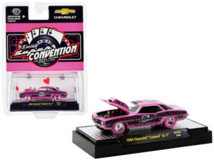 1969 Chevrolet Camaro ZL-1 Pink with Graphics "Diecast Super Convention" (2023) Exclusive  by M2 Machines