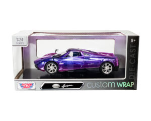 Pagani Huayra – Purple/Pink Chrome – Custom Wrap