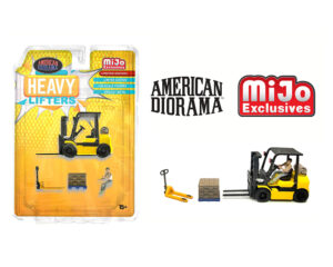 American Diorama 1:64 Figures Heavy Lifters Forklift Set – MiJo Exclusives