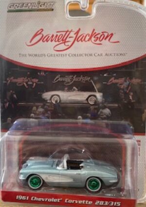 1961 Chevrolet Corvette Convertible (Lot #681) - Sateen Silver with Black Interior- GREEN MACHINE VERSION