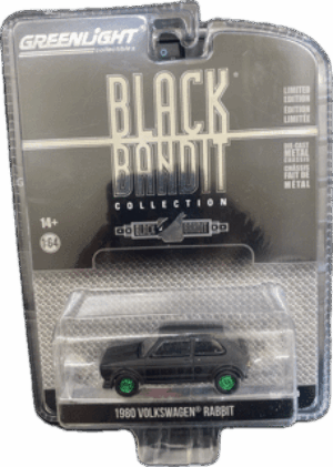 1980 Volkswagen Rabbit Widebody-Black Bandit Racing -GREEN MACHINE VERSION