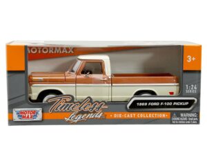 1969 Ford F-100 Pickup – Brown/Cream Two-Tone – Timeless Legends